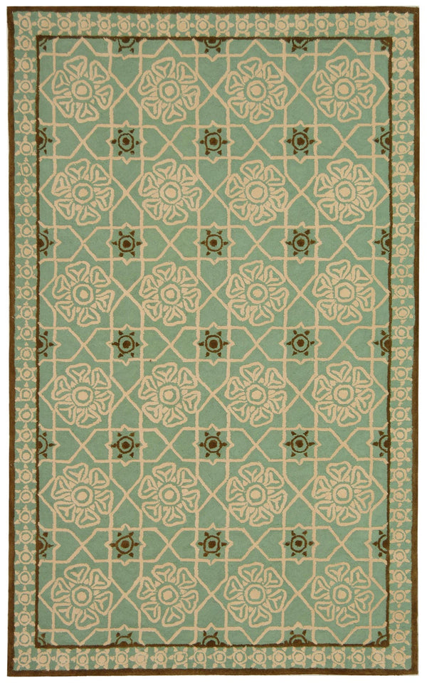 Safavieh Npt423 Hand Hooked Cotton Pile Rug NPT423B-3