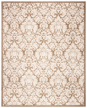 Newport Royal Damask  Power Loomed Polypropylene Rug Wheat / Cream
