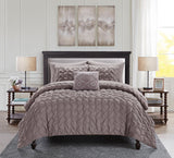 Mercer Plum Twin 6pc Comforter Set