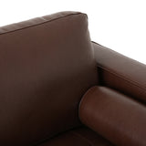 Noble House Malinta Contemporary Tufted Upholstered Chaise Lounge, Dark Brown and Espresso