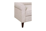 Porter Designs Kason Microfiber Transitional Sofa Cream 01-216C-01-4010