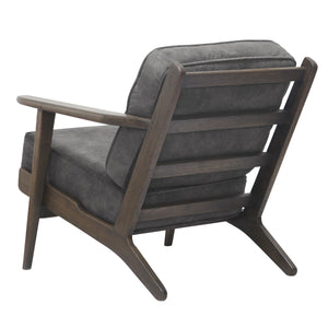 Albert Accent Chair - Contemporary Plush Seating with Solid Oak Frame for Modern Living Spaces