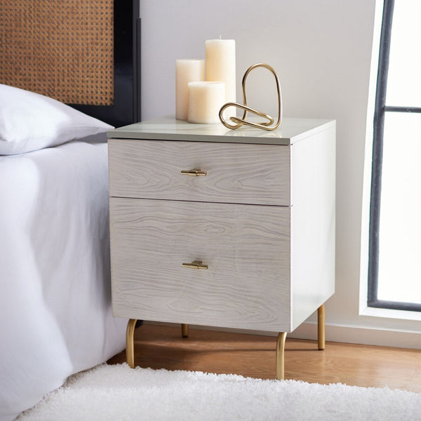 Genevieve 2 Drawer Nightstand