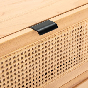 Safavieh Baisley 2 Drawer Rattan Nightstand NST5003A