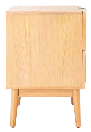 Safavieh Baisley 2 Drawer Rattan Nightstand NST5003A