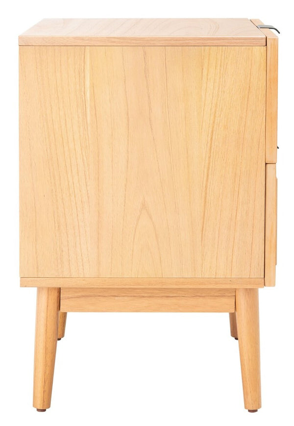 Safavieh Baisley 2 Drawer Rattan Nightstand NST5003A