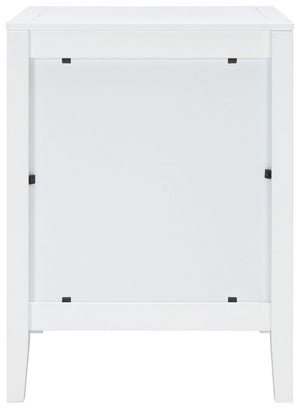 Tegan 2 Drawer Nighstand White  Wood NST5004A