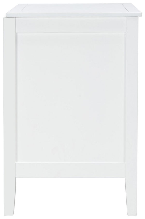 Tegan 2 Drawer Nighstand White  Wood NST5004A
