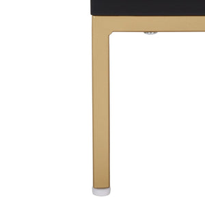 Zadie Modern Coastal Chic 2 Drawer Nightstand with Rattan Details for Stylish Bedroom Storage