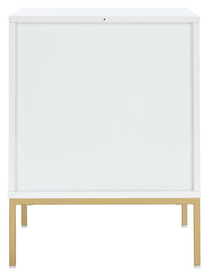 Safavieh Zadie 2 Drawer Rattan Nightstand NST5007B