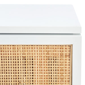 Safavieh Zadie 2 Drawer Rattan Nightstand NST5007B