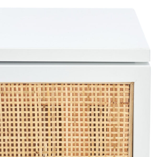 Safavieh Zadie 2 Drawer Rattan Nightstand NST5007B