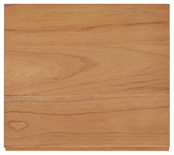 Zadie Modern Coastal Chic 2 Drawer Nightstand with Rattan Details for Stylish Bedroom Storage