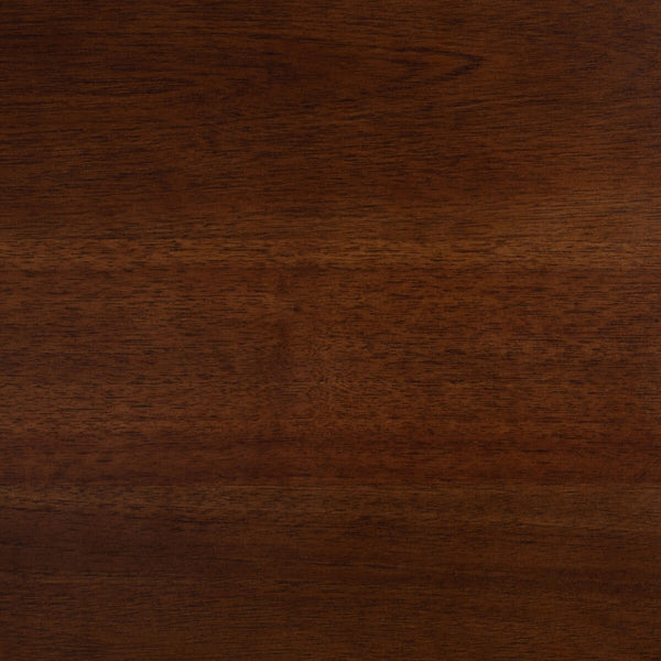 Donald Nightstand with Herringbone Design - Elegant Dark Walnut Finish & 2 Drawer Storage Solution