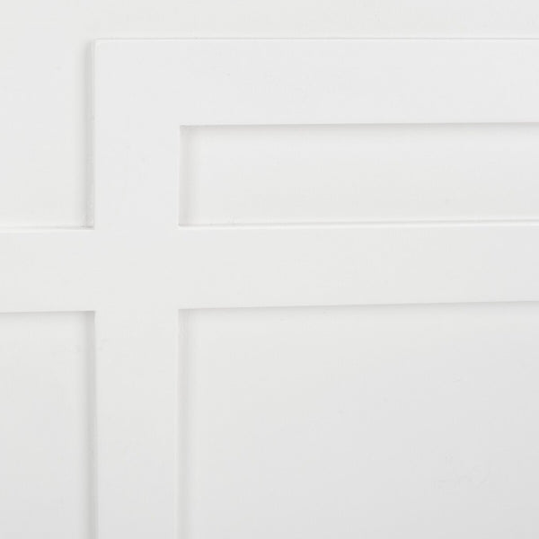 Luiza 2 Drawer Nightstand White / Gold Wood NST6602A