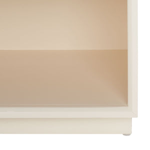 Safavieh Grayden I 1 Drawer Nightstand  White Body / Natural Front Drawer Wood NST9203A