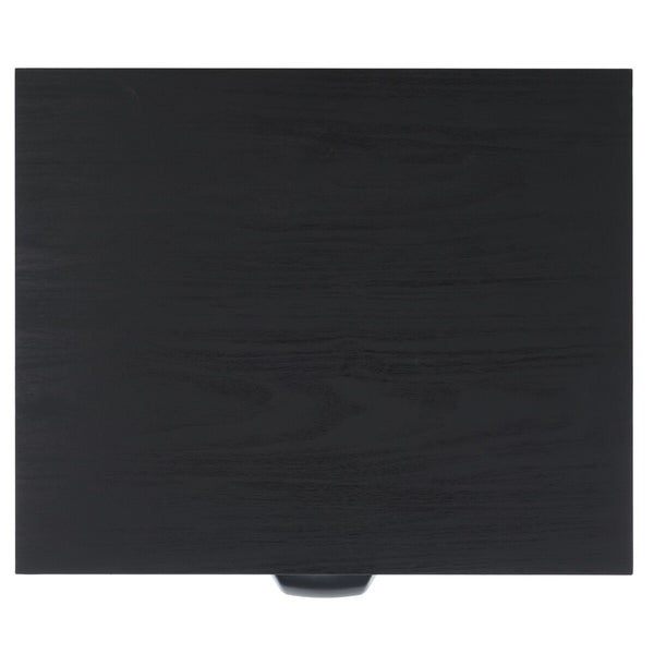 Safavieh Irelia 2 Drawer Nightstand Black Pb, Mdf, Rubber Wood NST9602B