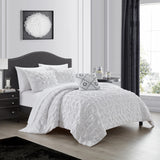 Mercer White Queen 8pc Comforter Set