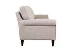 Porter Designs Kason Microfiber Transitional Sofa Cream 01-216C-01-4010