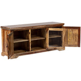 Porter Designs Taos Solid Sheesham Wood Natural TV Stand Natural 07-196-20-23147