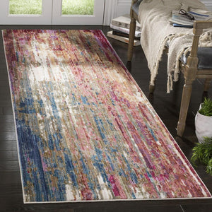 Safavieh Nirvana 127 POWER LOOMED 73% POLYESTER/22% COTTON/   5% POLYCOTTON Rug NVA127Q-3