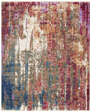 Safavieh Nirvana 127 POWER LOOMED 73% POLYESTER/22% COTTON/   5% POLYCOTTON Rug NVA127Q-3