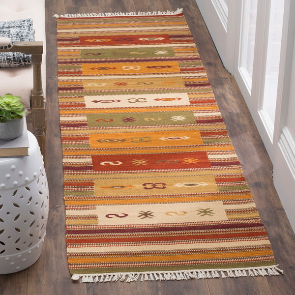 Safavieh Kilim NVK178 Hand Woven Flat Weave Rug