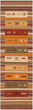 Kilim NVK178 Hand Woven Flat Weave Rug