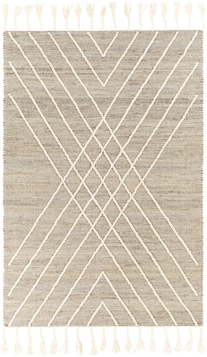 Norwood NWD-2303 Global Jute, Wool Rug NWD2303-81012 Light Gray, Sage, Medium Gray, Taupe, Tan, Cream 60% Jute, 40% Wool 8'10" x 12'