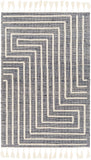 Norwood NWD-2306 Global Jute, Wool Rug NWD2306-81012 Navy, Cream 60% Jute, 40% Wool 8'10" x 12'