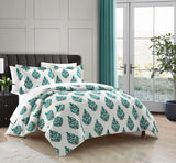 Chic Home Amelia Bed In a Bag Duvet Set Green Twin