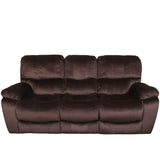 Porter Designs Ramsey Microfiber Transitional Reclining Sofa Brown 03-112C-01-6012