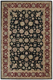 Nourison Nourison 2000 2017 Persian Handmade Tufted Indoor Area Rug Black 5'6" x 8'6" 99446607133