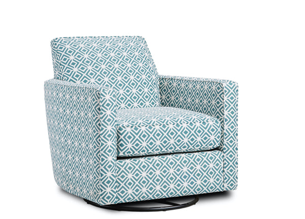 Fusion 402-G Transitional Swivel Glider Chair 402-G RUPERT TEAL