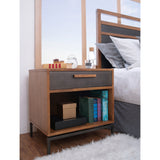 Bellevue End Table 1 Drawer Monterey Brown