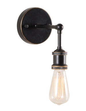 Zuo Modern Miserite Steel Industrial Commercial Grade Wall Lamp Antique Black, Gold, Copper Steel