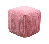 Dinesh Blush Ottoman