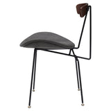 Wolfgang Fabric Chair - Set of 2 Nox Black