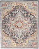 Nourison Juniper JPR04 Colorful Machine Made Power-loomed Indoor only Area Rug Charcoal Multi 9' x 12' 99446804082