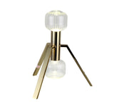 Bethel Gold LED Table Lamp in Metal & Glass