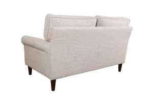 Porter Designs Kason Microfiber Traditional Loveseat Cream 01-216C-02-4010