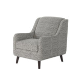 Fusion 240-C Transitional Accent Chair 240-C Faux Skin Carbon Accent Chair