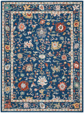 Nourison Parisa PSA03 French Country Machine Made Loom-woven Indoor Area Rug Denim 9'9" x 13'9" 99446858368