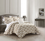 Chic Home Miles Comforter Set Beige King