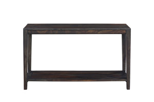 Porter Designs Fall River Solid Sheesham Wood Contemporary Console Table Gray 05-117-10-4435