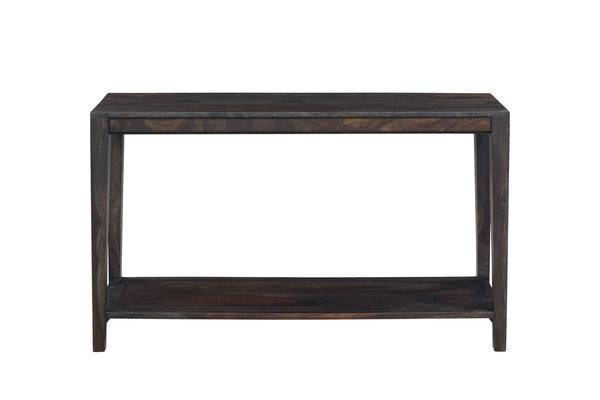 Porter Designs Fall River Solid Sheesham Wood Contemporary Console Table Gray 05-117-10-4435