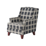 Fusion 260-C Transitional Accent Chair 260-C Stanza Navy Accent Chair