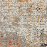 Nourison Rustic Textures RUS13 Painterly Machine Made Power-loomed Indoor Area Rug Grey/Blue 7'10" x 10'6" 99446799210