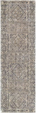 Oakland OAA-1009 Global Wool Rug OAA1009-268 Black, Medium Gray, Khaki 100% Wool 2'6" x 8'