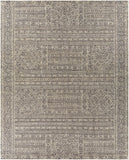 Oakland OAA-1009 Global Wool Rug OAA1009-810 Black, Medium Gray, Khaki 100% Wool 8' x 10'